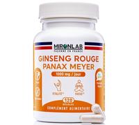 Panax Ginseng Rouge de Corée - Haut Dosage 1000mg - 100% Racine