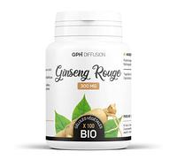 Panax Ginseng Rouge Racine BIO | 2100 mg/Jour | FATIGUE, VITALITÉ | 100 Gélules Végétales