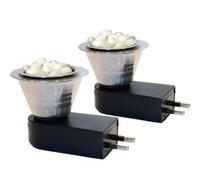 PANCA Kapoor Dani - Lot de 2 diffuseurs d'encens électriques en forme de camphre de nuit, brûleurs d'encens électriques pour bureau, maison (2)