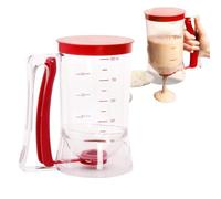 Pancake Batter Dispenser, Handheld Batter Dispenser, Leak-Proof Batter Pourer, Pancake Maker Tool, Cupcake Batter Dispenser, 900ml Batter Dispenser, Measuring Pancake Dispenser, Cupcake Batter Pourer,