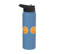 Pancake Boobs - National Maple Syrup Day - Funny Boob Gift Stainless Steel Insulated Water Bottle