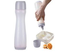 Pancake Dispenser - Precision Batter Pour Bottle Tool, Controlled Flow Breakfast Mixing Pen with No Drip Squeeze Control, Even Portion Distribution Function, Ideal for Pancake Waffle Party Cooking