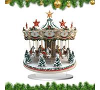 Pancarte De Bureau En Acrylique Décor - 2D Pièce Centrale Pour Fêtes D'Hiver | Figurine De Noël En Acrylique Pour La Décoration De Bureau - Pour Chambre Chevet Bibliothèque Dortoir Cadeau De Ma