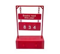 Pancarte de Comptoir pour Livres - Décor de Bibliothèque Imprimé en 3D - Décoration Littéraire Comptoir Étagère - pour Femmes Hommes Lecteurs Enseignants Écrivains Amateurs