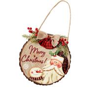 Pancarte de Noël pour porte - Accroche-porte festif signe de avec bonhomme de neige | Décoration de Noël pour le porche, panneau décoratif en bois pour la fête de Noël