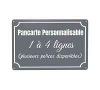 pancarte personnalisable panneau personnalisé panneau personnalisable Intérieure/Extérieure - Vidéo Surveillance Panneau Plaque Alarme - pour Garage, Hôtel, école, Jardin, Adresse Résidentielle