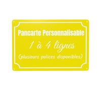 pancarte personnalisable panneau personnalisé panneau personnalisable Intérieure/Extérieure - Vidéo Surveillance Panneau Plaque Alarme - pour Garage, Hôtel, école, Jardin, Adresse Résidentielle