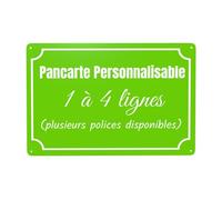 pancarte personnalisable panneau personnalisé panneau personnalisable Intérieure/Extérieure - Vidéo Surveillance Panneau Plaque Alarme - pour Garage, Hôtel, école, Jardin, Adresse Résidentielle