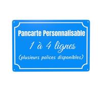 pancarte personnalisable panneau personnalisé panneau personnalisable Intérieure/Extérieure - Vidéo Surveillance Panneau Plaque Alarme - pour Garage, Hôtel, école, Jardin, Adresse Résidentielle