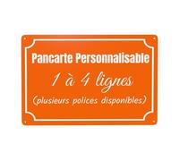 pancarte personnalisable panneau personnalisé panneau personnalisable Intérieure/Extérieure - Vidéo Surveillance Panneau Plaque Alarme - pour Garage, Hôtel, école, Jardin, Adresse Résidentielle