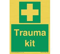 Pancarte Trauma Kit - 75 x 100 mm - A7P