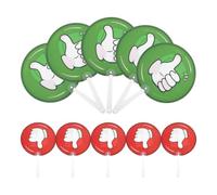 Pancartes de Participation en ouble Face, Portatives | Vote Facile en Groupe, Questions et Réponses en Classe, pour Assemblées Scolaires, Discussions et Enseignants