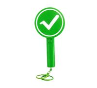 Pancartes de vote Oui Non Panneau Double Face Oui Non avec Bouton Sonore | Paddles à main avec pour réunions événements ole lieu de travail enseignant