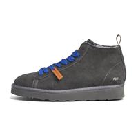 PANCHIC Polonais Homme P001 Faux Fur Anthracite-Ultramarine en Suède Gris - P001M025 01712171 - Taille 45, gris, 45 EU