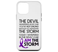 Pancreatic Cancer Warriors I Am The Storm and I Will Survive Coque pour iPhone 12 Mini
