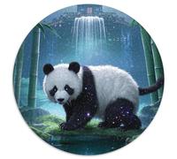 Panda 1000 Piece Jigsaw Puzzle for Adults Educhational Games Stress Relief Puzzle Exercise The Memory of The Brain for Adults and Kids, Age 12 Years Up 1000pcs (67.5x67.5cm)