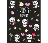 Panda Agenda 2026: Diario Settimanale per Organizzare Giorni Occupati | Pianificatore Giornaliera 2026