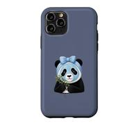 Panda avec Masque de beauté et myrtilles - Motif Bien-être Coque pour iPhone 11 Pro