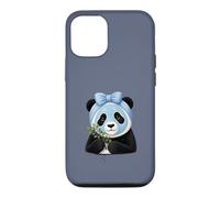 Panda avec Masque de beauté et myrtilles - Motif Bien-être Coque pour iPhone 12/12 Pro