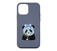 Panda avec Masque de beauté et myrtilles - Motif Bien-être Coque pour iPhone 12 Mini