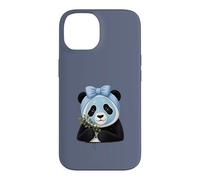 Panda avec Masque de beauté et myrtilles - Motif Bien-être Coque pour iPhone 14
