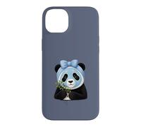 Panda avec Masque de beauté et myrtilles - Motif Bien-être Coque pour iPhone 14 Plus