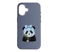Panda avec Masque de beauté et myrtilles - Motif Bien-être Coque pour iPhone 16