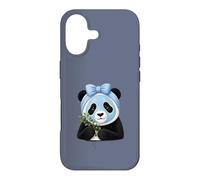 Panda avec Masque de beauté et myrtilles - Motif Bien-être Coque pour iPhone 17