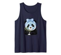 Panda avec Masque de beauté et myrtilles - Motif Bien-être Débardeur
