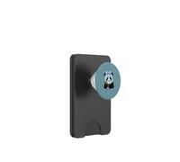 Panda avec Masque de beauté et myrtilles - Motif Bien-être PopSockets PopWallet pour MagSafe