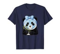 Panda avec Masque de beauté et myrtilles - Motif Bien-être T-Shirt