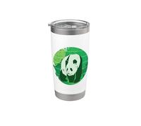Panda Bambou dans le zoo de Chine Gobelet isotherme en acier inoxydable double paroi
