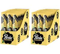 Panda ® | Barres de bonbons à la réglisse naturelles douces | Pure Panda Réglisse sucrée avec seulement quatre ingrédients naturels | Végétalien, sans graisse et sans artificiel | Lot de 32 g x 72