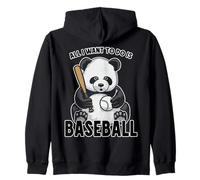 Panda Baseball, Tout ce Que Je Veux Faire, C'est Un Mignon Ours Sweat à Capuche