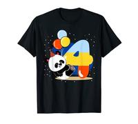 Panda BDay 4 ans Happy Birthday 4th Birthday T-Shirt