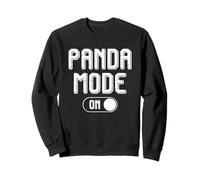 Panda Bear Animal Lover Cute Panda Funny Panda Mode on on Sweatshirt