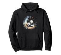 Panda Bear Mom Baby Panda Giant Moon Sweat à Capuche