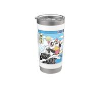 Panda Bear Ramen Japonais Wave Vaporwave Anime Boy Kawaii Gobelet isotherme en acier inoxydable double paroi