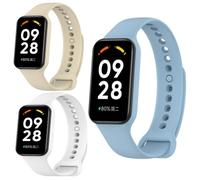 Panda Bobo Bracelet de montre pour Xiaomi Smart Band 8 Active/Redmi Band 2, bracelet de rechange sport en silicone pour Xiaomi Mi Band 8 Active/Redmi Band 2, taille unique, Silicone, Pas de gemme