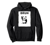 Panda Bruh Cool Funny Rock Gesture Sign Lover Funny Panda Sweat à Capuche