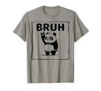 Panda Bruh Cool Funny Rock Gesture Sign Lover Funny Panda T-Shirt