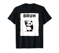 Panda Bruh Cool Funny Rock Gesture Sign Lover Funny Panda T-Shirt