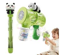 Panda Bubble Shooter - Ensemble de Fabrication de Bulles 19,3 x 15,2 x 8,3 cm, Jouet Durable en PC, Machine Portable Automatique avec Eau savonneuse | Activité Amusante pour Les Bain Aire de j