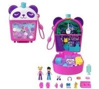 Polly Pocket-Panda Bubble Tea-Coffret avec 2 mini-figurines et panda HWN95
