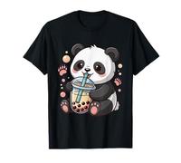 Panda Bubble Tea Design Japonais Boba Anime Culture Manga T-Shirt