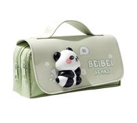 Panda Capybara Cute Pen Case - Jolie Pochette de Papeterie | Porte-Stylo pour Élèves avec des Jouets compresses Accessoires de Maquillage Stockage Girls Femmes Bureau Bureau Birthday Gift Scho