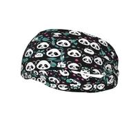 Panda Cute Face Basketball Fitness Bandeau Elastique Bandeau Unisexe Sport Course Cyclisme Yoga Bandeau Absorbant la Transpiration
