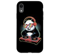 Panda Dj Animal Lunettes Musique Beat I Drop Coque pour iPhone XR