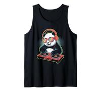 Panda Dj Animal Lunettes Musique Beat I Drop Débardeur