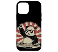 Panda DJ Tourne-Disque Musique Rétro Fête Animal Coque pour iPhone 12 Mini